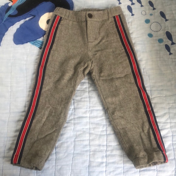 Janie & Jack Gray wool pants - Picture 1 of 4